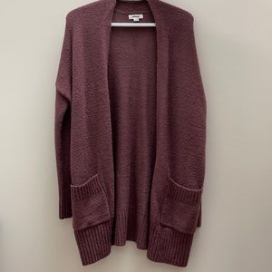 Fuzzy cardigan form Garage in a size M-L.